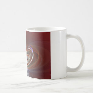 heart on fire coffee mug