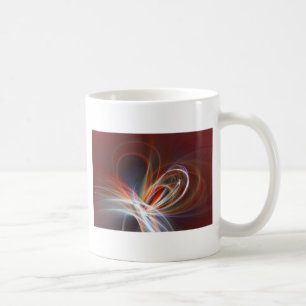 heart on fire coffee mug
