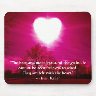 Heart on Fire Mouse Mat