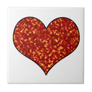 Heart on Fire Tile