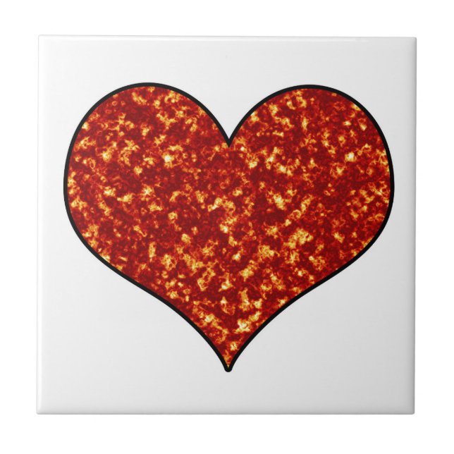 Heart on Fire Tile (Front)