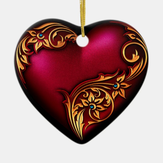 heart ornament template (Front)