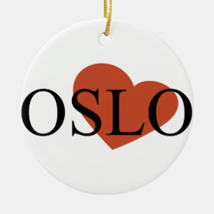 Heart Oslo Ceramic Tree Decoration