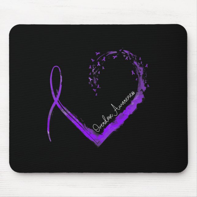Heart Overdose Awareness  Mouse Mat (Front)