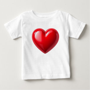 "Heart Overflow: A Symphony of Love" Baby T-Shirt