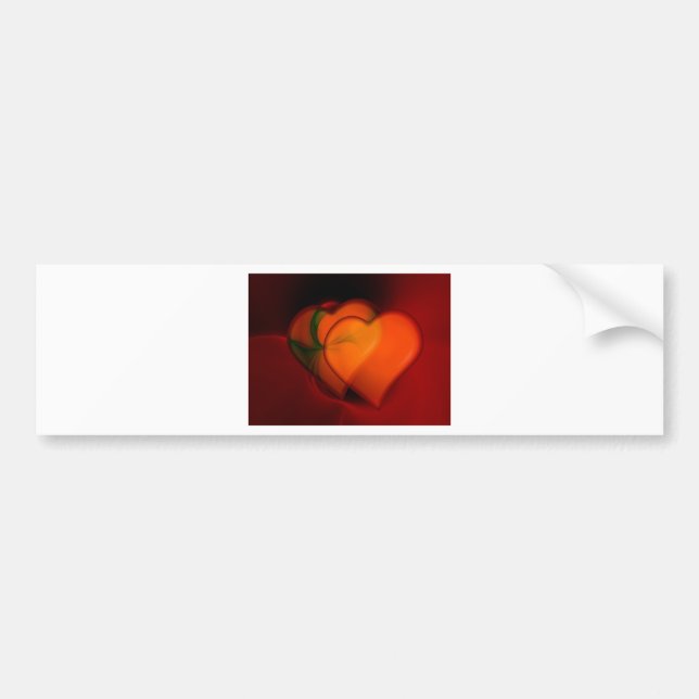 Heart Painting Bumper Sticker (Front)