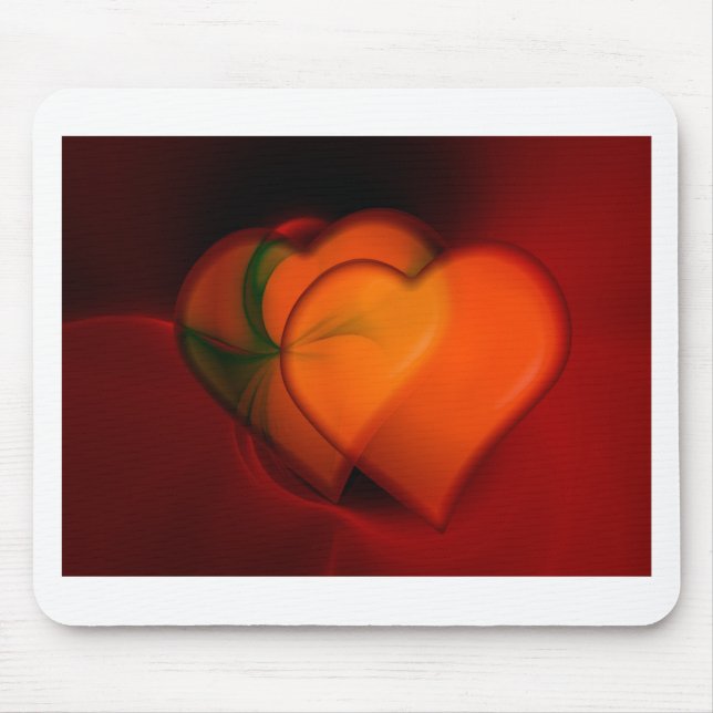 Heart Painting Mouse Mat (Front)