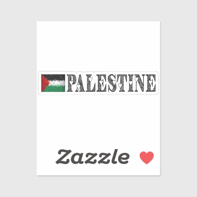 heart palestine flag v11 (Sheet)