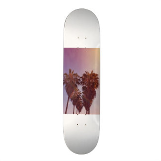 Heart Palm Tree Photo Skate Board