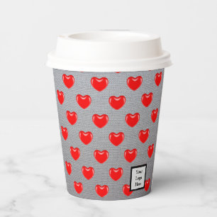 Heart  paper cups
