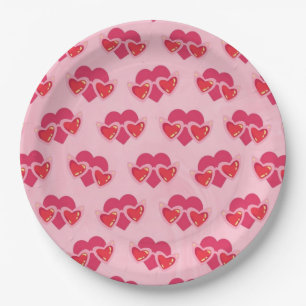 Heart Paper Plate