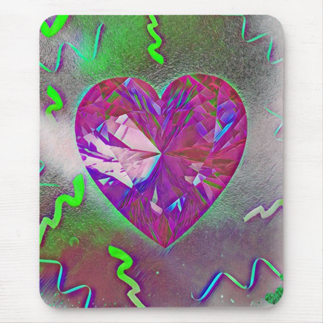 Heart Party  Mouse Mat (Front)