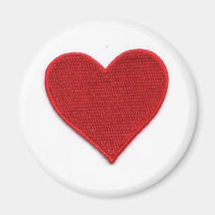 HEART (PATCH LOOK) MAGNET
