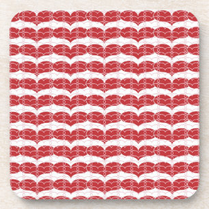 Heart pattern 2 coaster