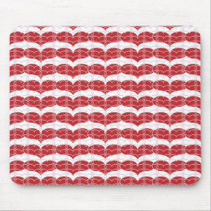 Heart pattern 2 mouse mat