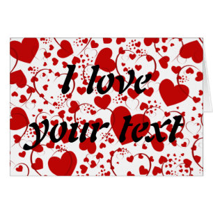 HEART Pattern ART 5 + your text