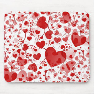 HEART pattern ART 7 Mouse Mat