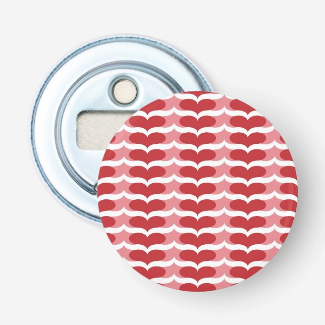 Heart pattern bottle opener (Front)