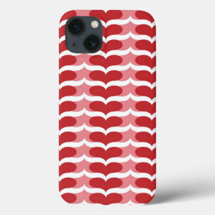 Heart pattern iPhone 13 case