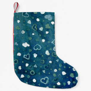heart pattern christmas stocking