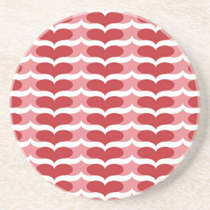 Heart pattern coaster
