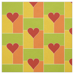 Heart Pattern custom fabric
