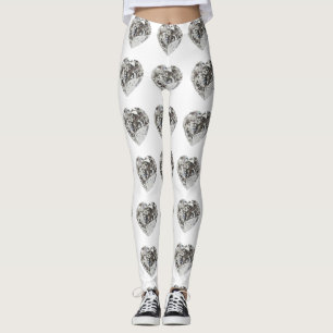 Heart Pattern Leggings