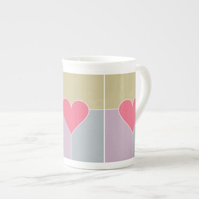 Heart Pattern mugs (Front Right)
