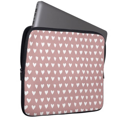 Image of Heart pattern Neoprene Laptop Sleeve 13 inch