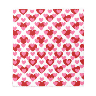 Heart Pattern Notepad