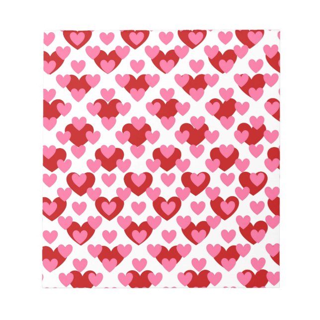 Heart Pattern Notepad (Front)