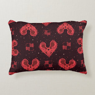heart pattern pillow