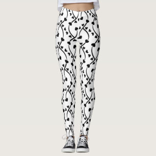 Heart Pattern Seamless Design Leggings