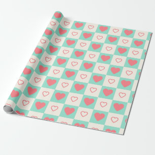 Heart Pattern Wrapping Paper