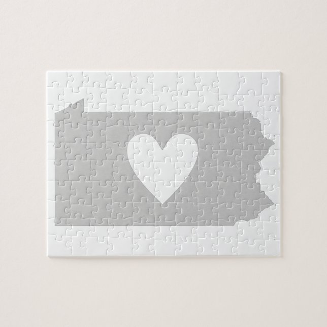 Heart Pennsylvania Jigsaw Puzzle (Horizontal)