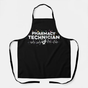 Heart Pharmacy Technician Pharmacist Pharmacy Tech Apron