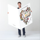 Heart Photo Collage Giant Birthday