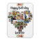 Heart Photo Collage Personalized Script Birthday