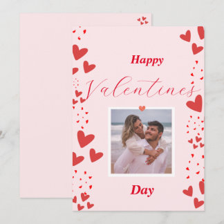 Heart Photo Frame Valentines Day Gift Card
