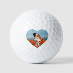 Heart Photo Golf Balls