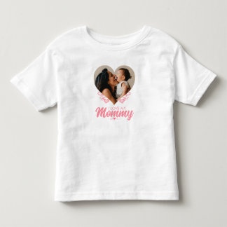 Heart photo, I love my Mummy Toddler T-Shirt