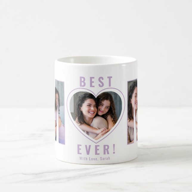 Heart Photo Mug for Mum (Center)