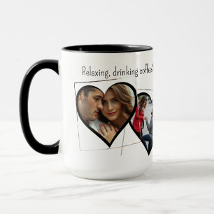 Heart Photos and Memories   Family Pictures Mug