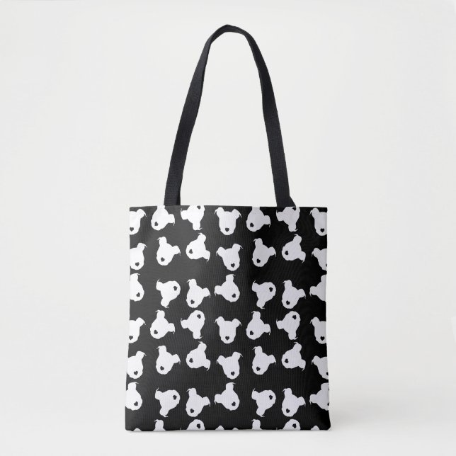Heart ♥ Pit Bulls Tote Bag (Front)