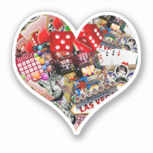 Heart Playing Card Shape - Gamblers Delight