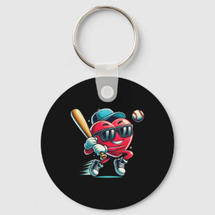 Heart Playing Sell Boys Kids Sell Valentines Day Key Ring