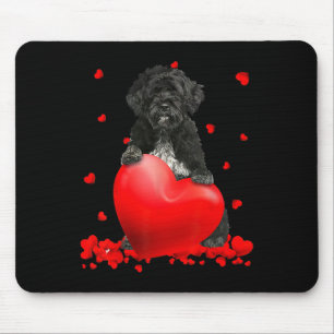 Heart Portuguese Water Dog Dog Lover Christmas Val Mouse Mat