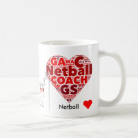 Heart Positions Word Cloud Netball coach