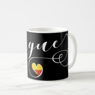 Heart Prague Mug, Czech Republic Coffee Mug
