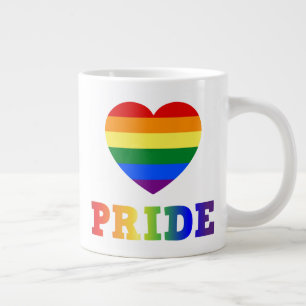 Heart Pride Large Coffee Mug